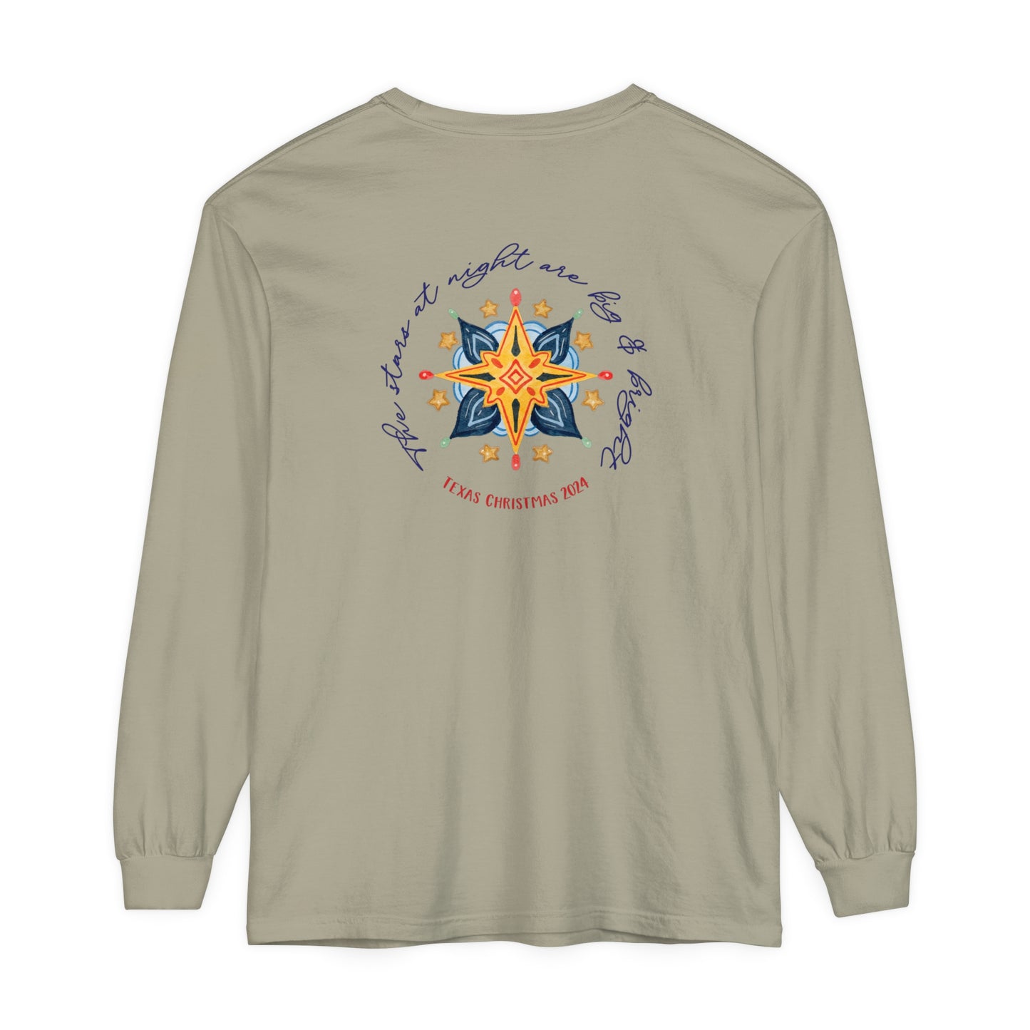 Texas Christmas Northern Star Unisex Jersey Long Sleeve Tee