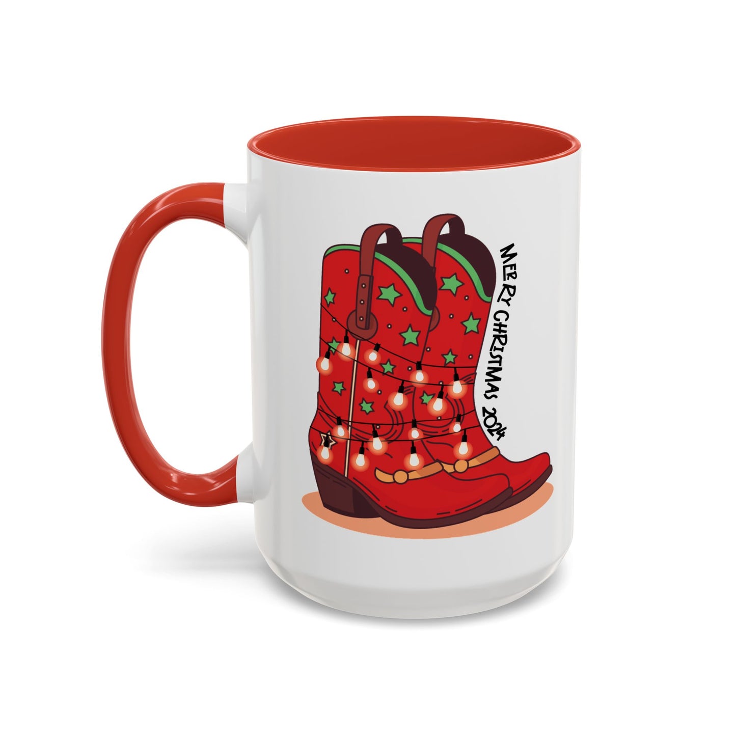 "Dancer" Cowboy Christmas Ceramic Mug (11oz, 15 oz)