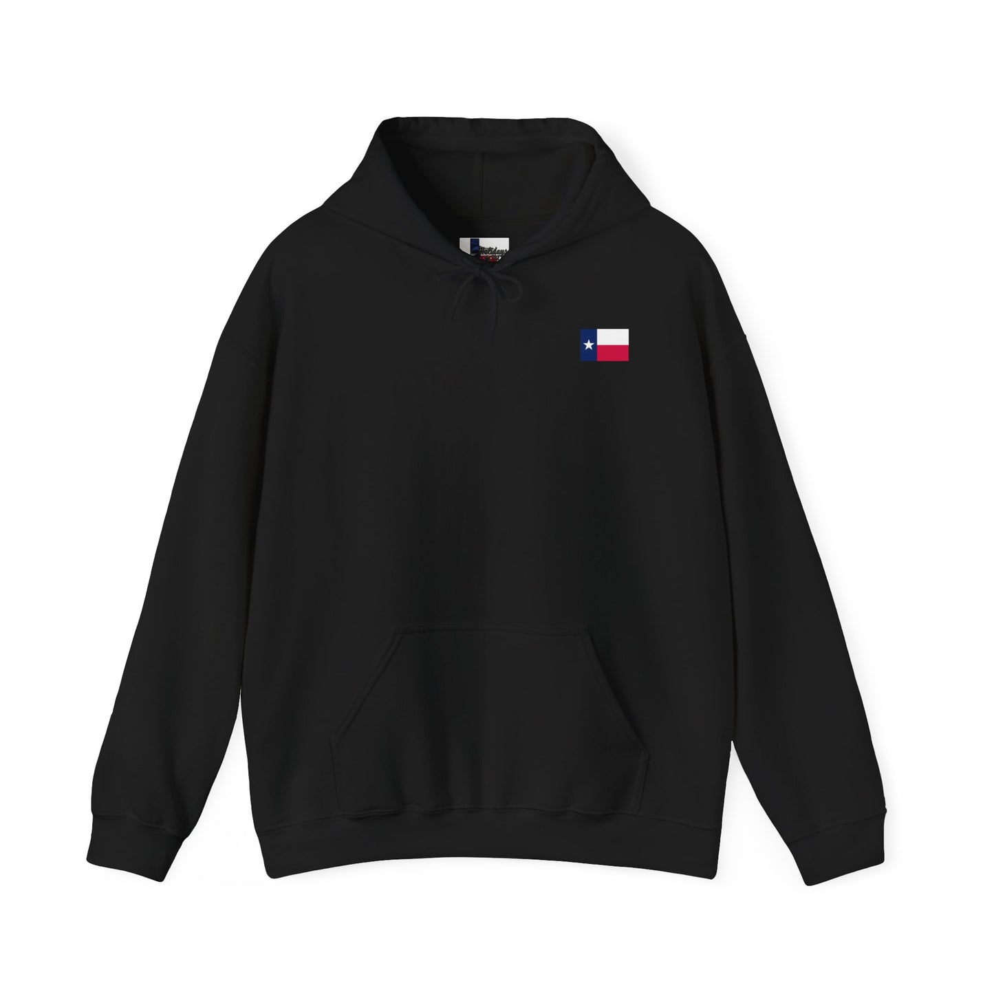 Dasher- Texas Christmas Cowboy Boots Unisex Heavy Blend™ Hooded Sweatshirt