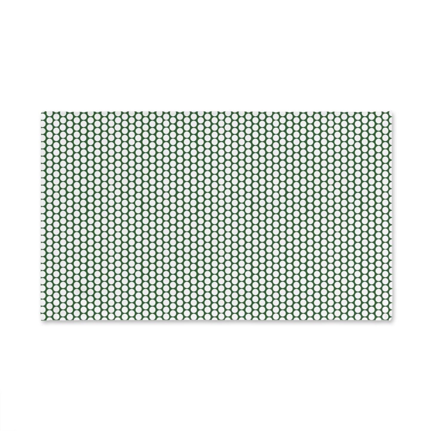 Green Polka Dots Hand Towel