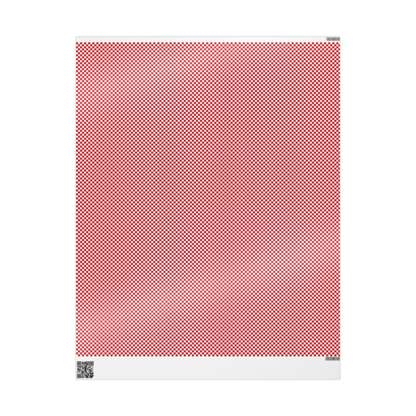 Red Checkered Wrapping Paper