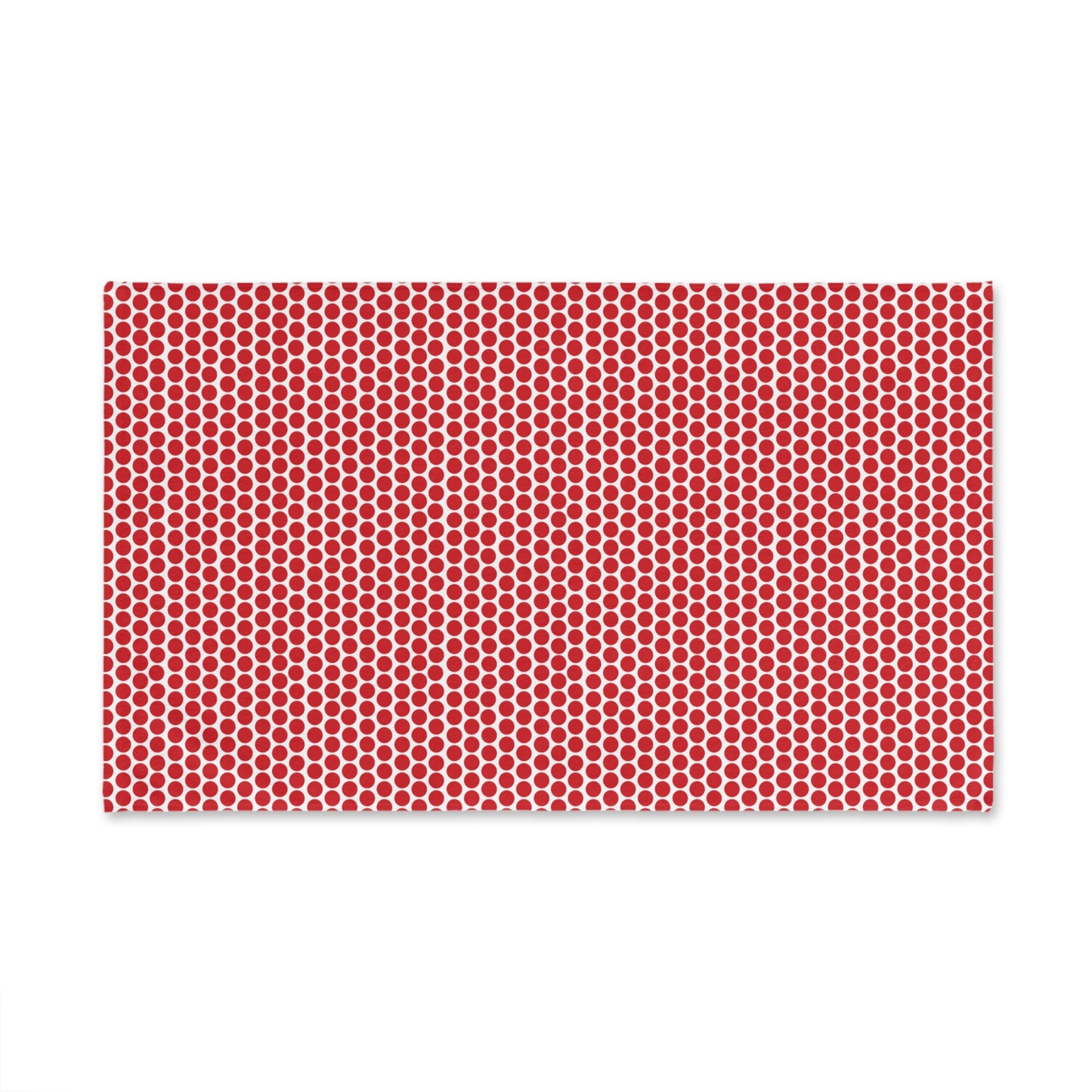 Red Polka Dots Hand Towel