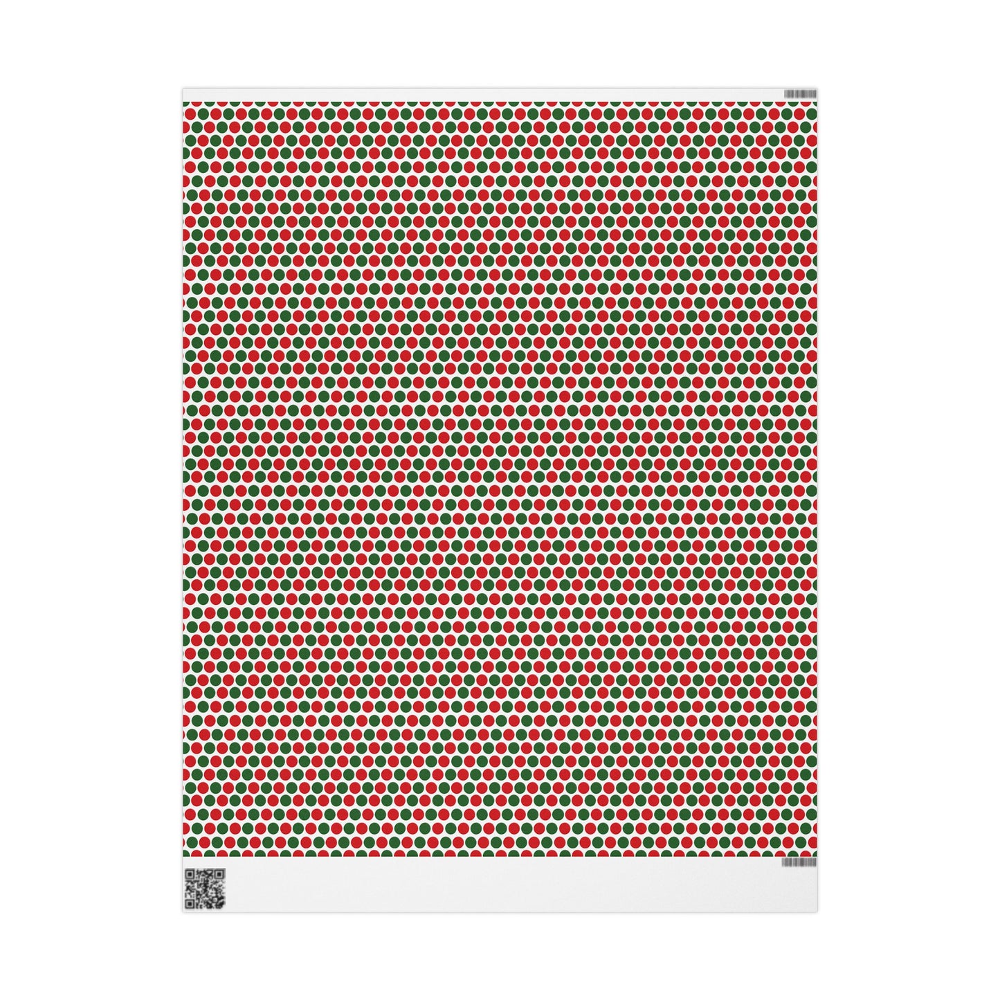 Christmas Polka Dot Party Wrapping Paper
