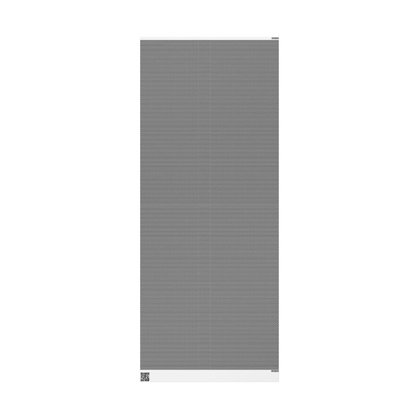 Black Tiny Triangles Wrapping Paper