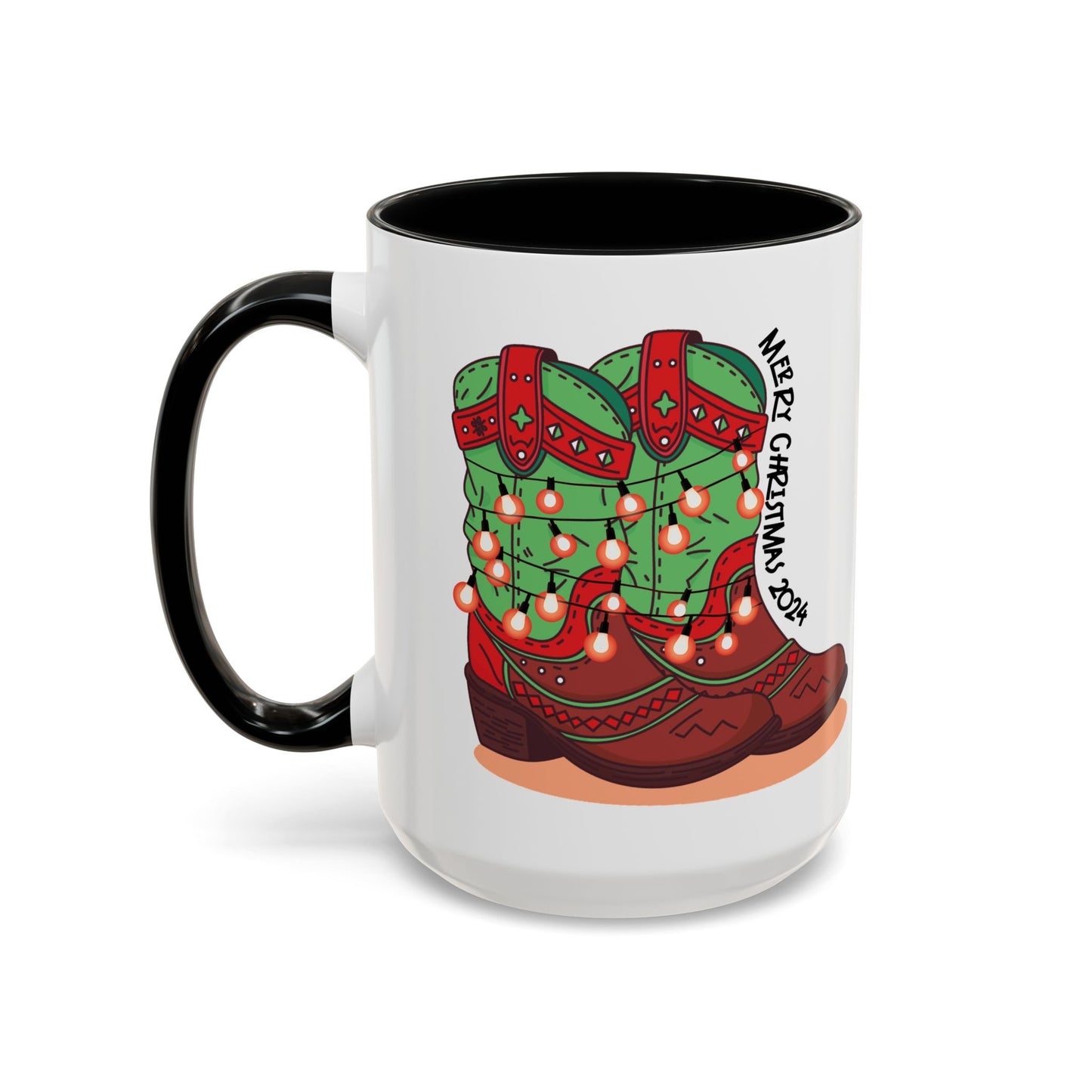 "Rudolph" Cowboy Christmas Ceramic Mug (11oz, 15 oz)