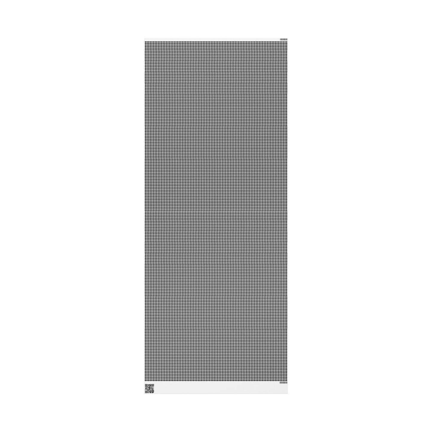 Black Argyle Wrapping Paper