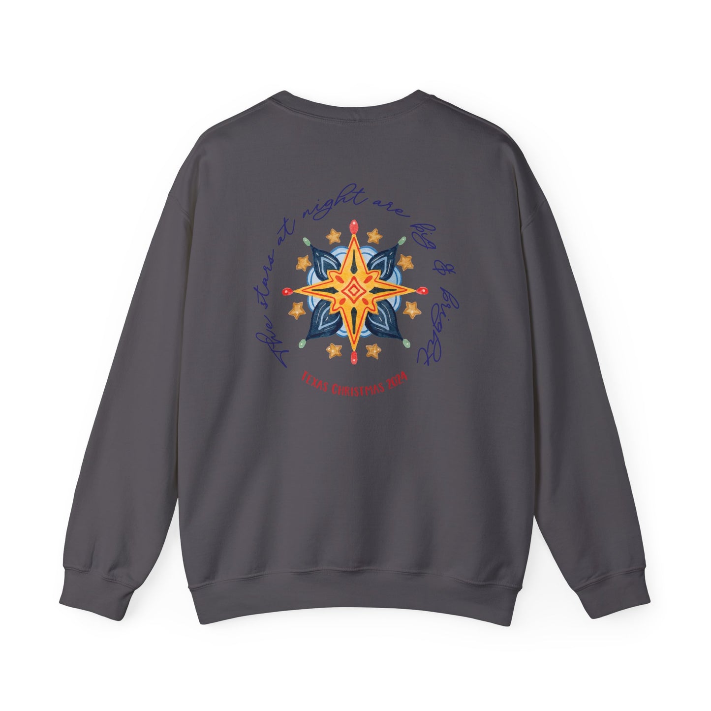 Texas Christmas Northern Star Unisex Heavy Blend™ Crewneck Sweatshirt