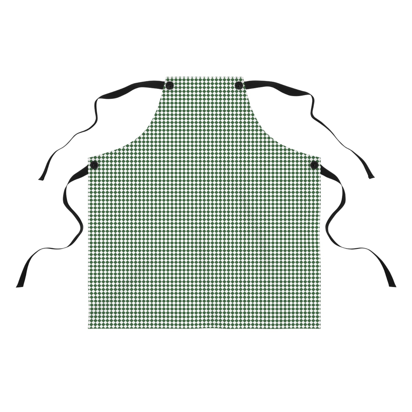Green Argyle Apron