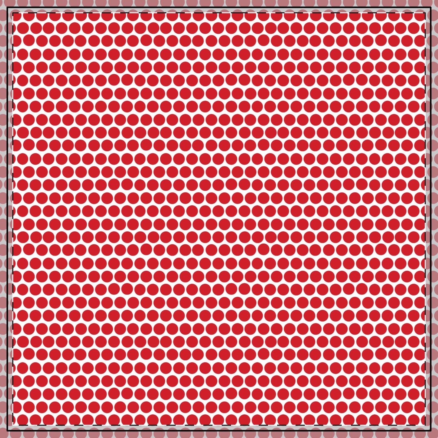 Red Polka Dots Square/Rectangle Tablecloths