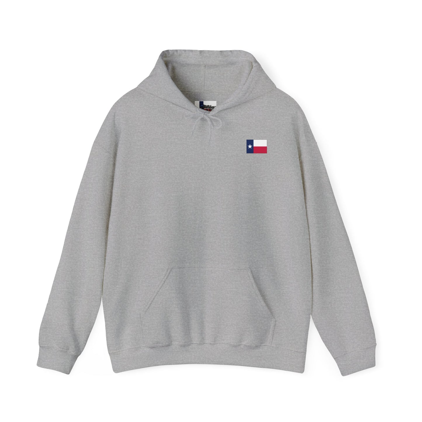 Dasher- Texas Christmas Cowboy Boots Unisex Heavy Blend™ Hooded Sweatshirt