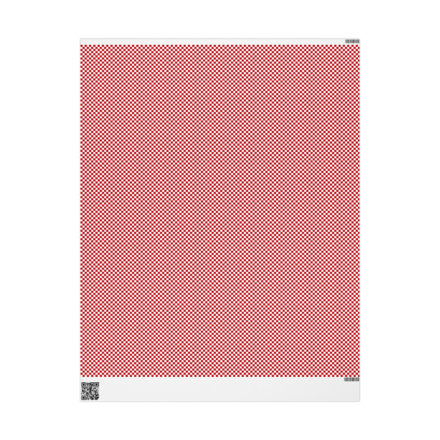 Red Checkered Wrapping Paper