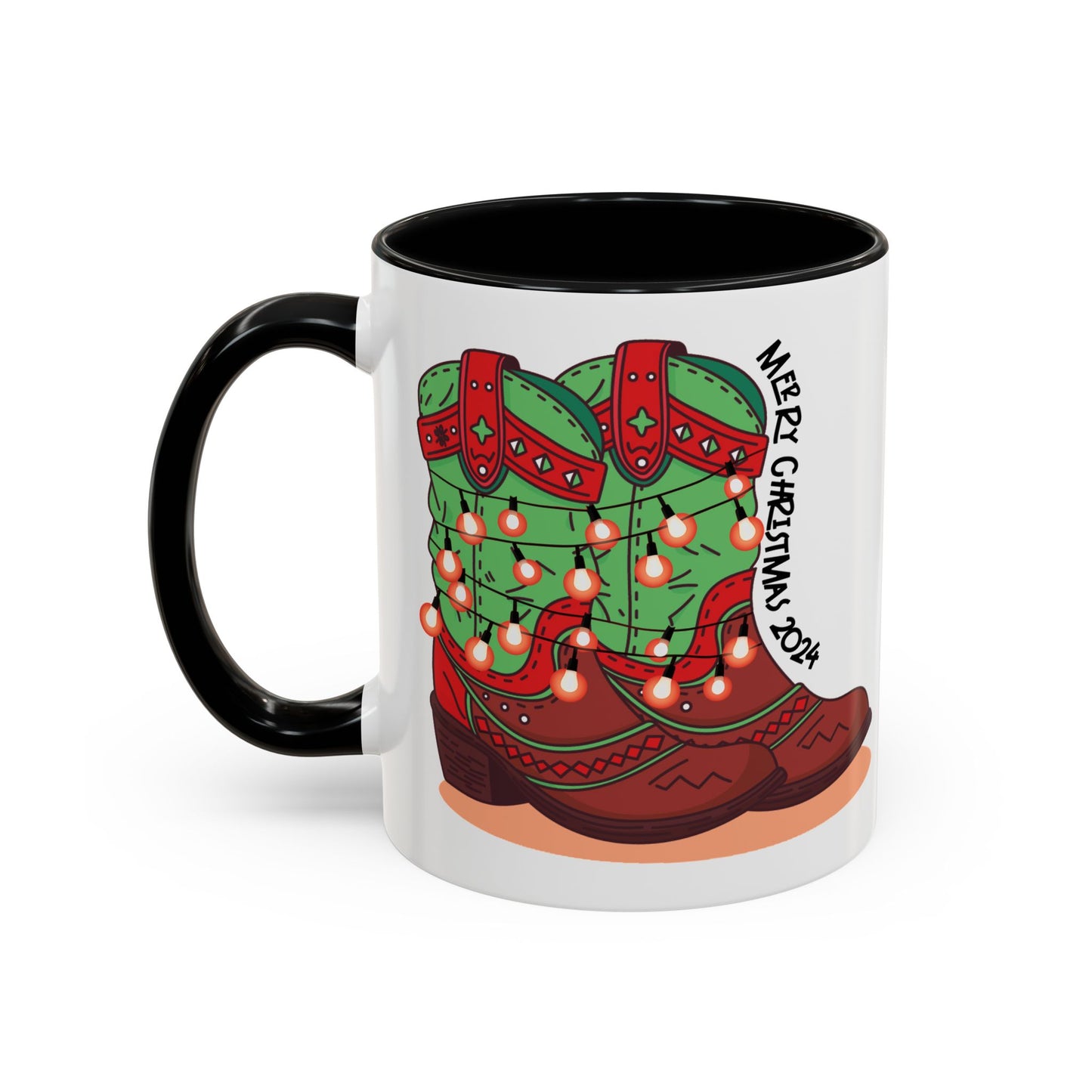 "Rudolph" Cowboy Christmas Ceramic Mug (11oz, 15 oz)
