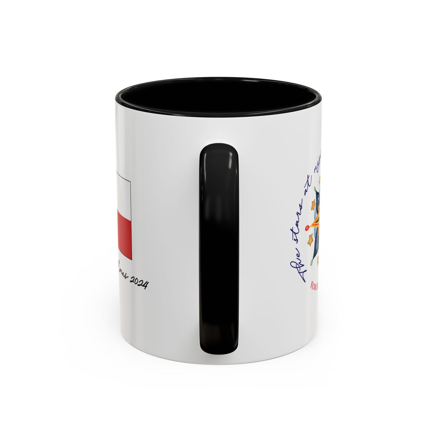 Texas Christmas Northern Star Personalizable Christmas Ceramic Mug (11oz, 15 oz)