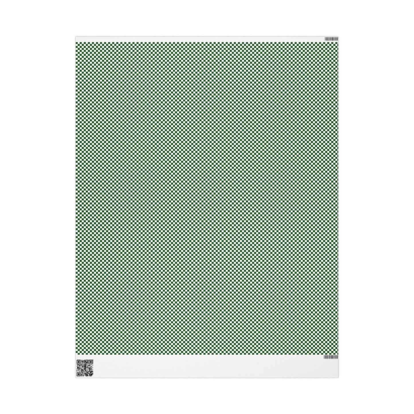 Green Checkered Wrapping Paper