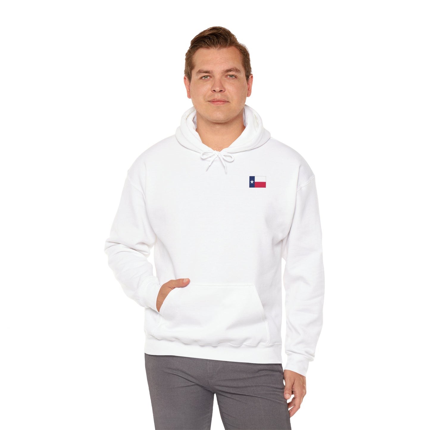 Dasher- Texas Christmas Cowboy Boots Unisex Heavy Blend™ Hooded Sweatshirt