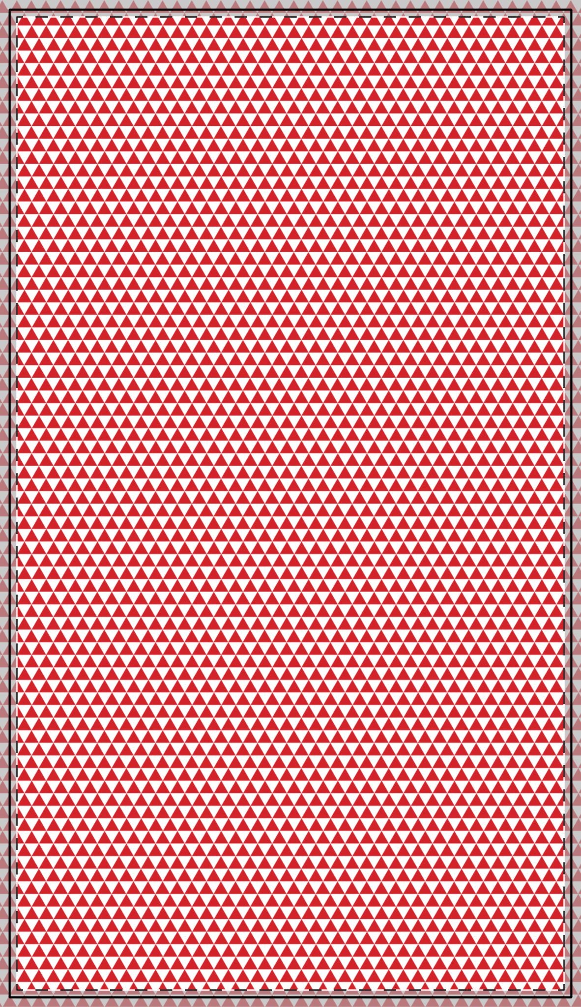 Red Triangles Square/Rectangle Tablecloths