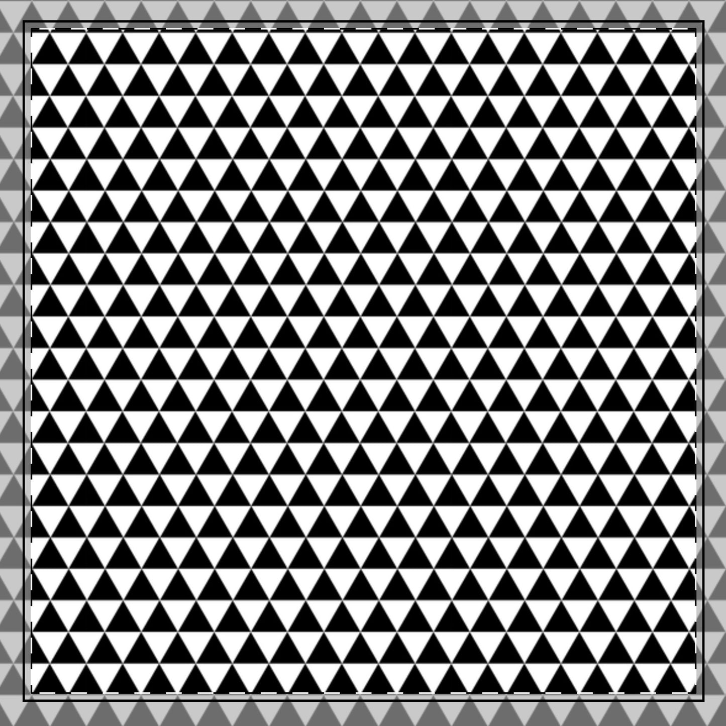Black Triangles Cotton Twill Napkin