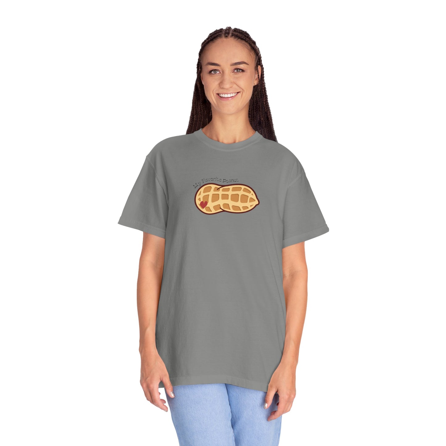 My Favorite Peanut Unisex Garment-Dyed T-shirt