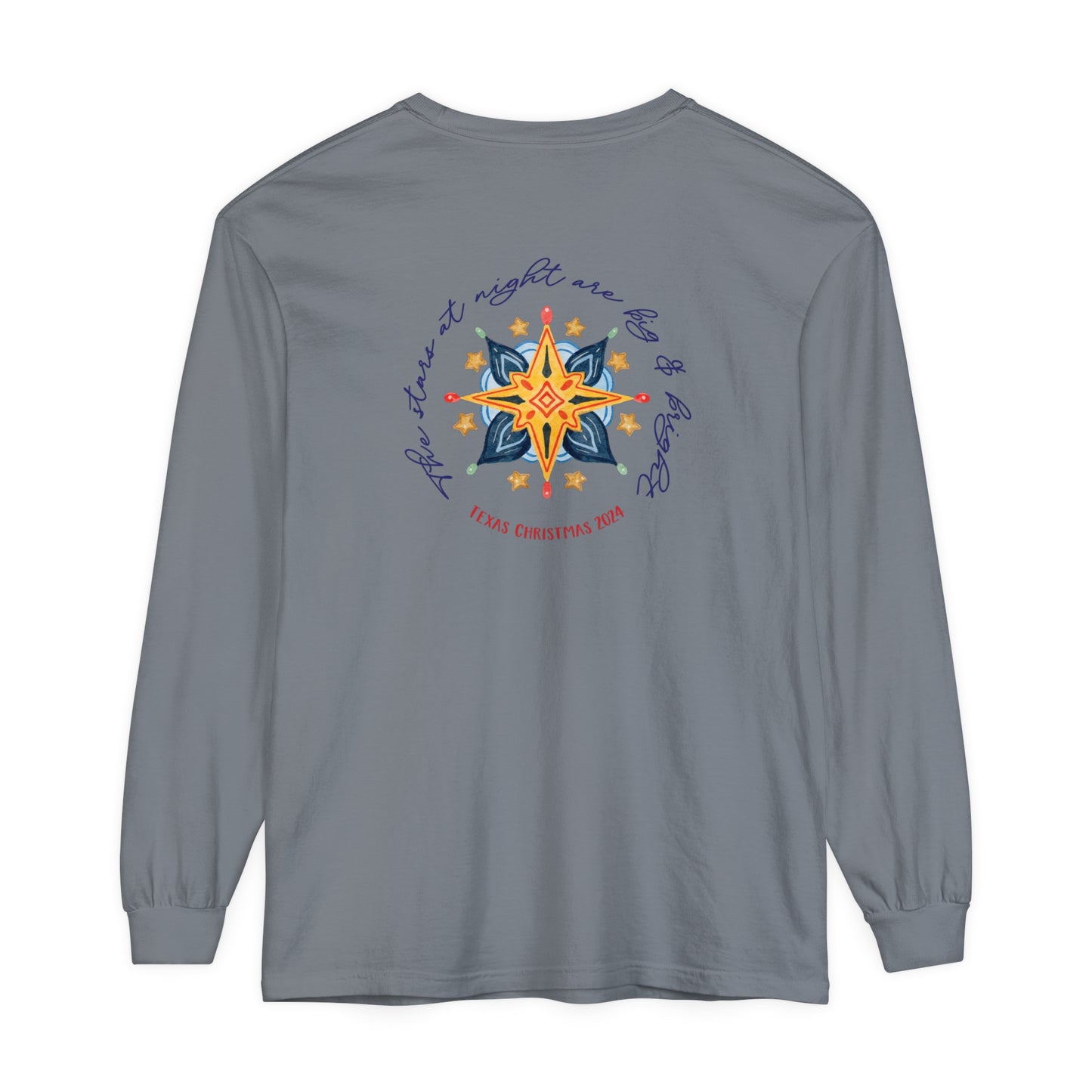 Texas Christmas Northern Star Unisex Jersey Long Sleeve Tee