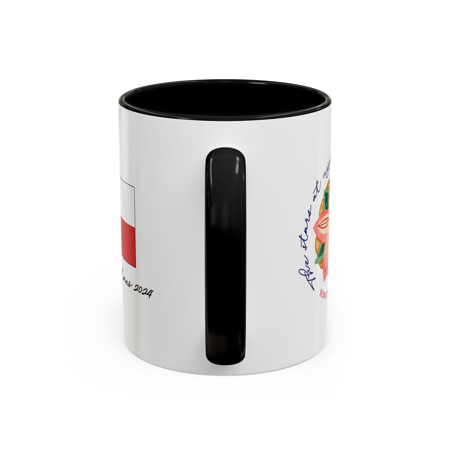 Texas Christmas Southern Star Personalizable Christmas Ceramic Mug (11oz, 15 oz)