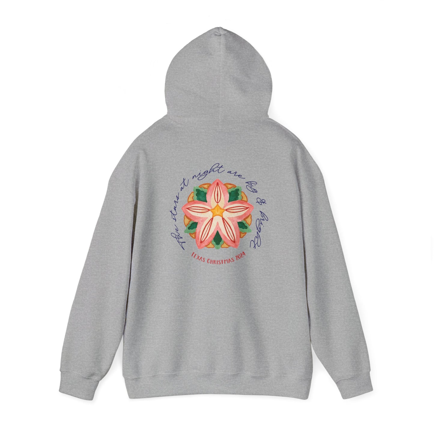 Texas Christmas Southern Star Unisex Heavy Blend™ Hooded Sweatshirt
