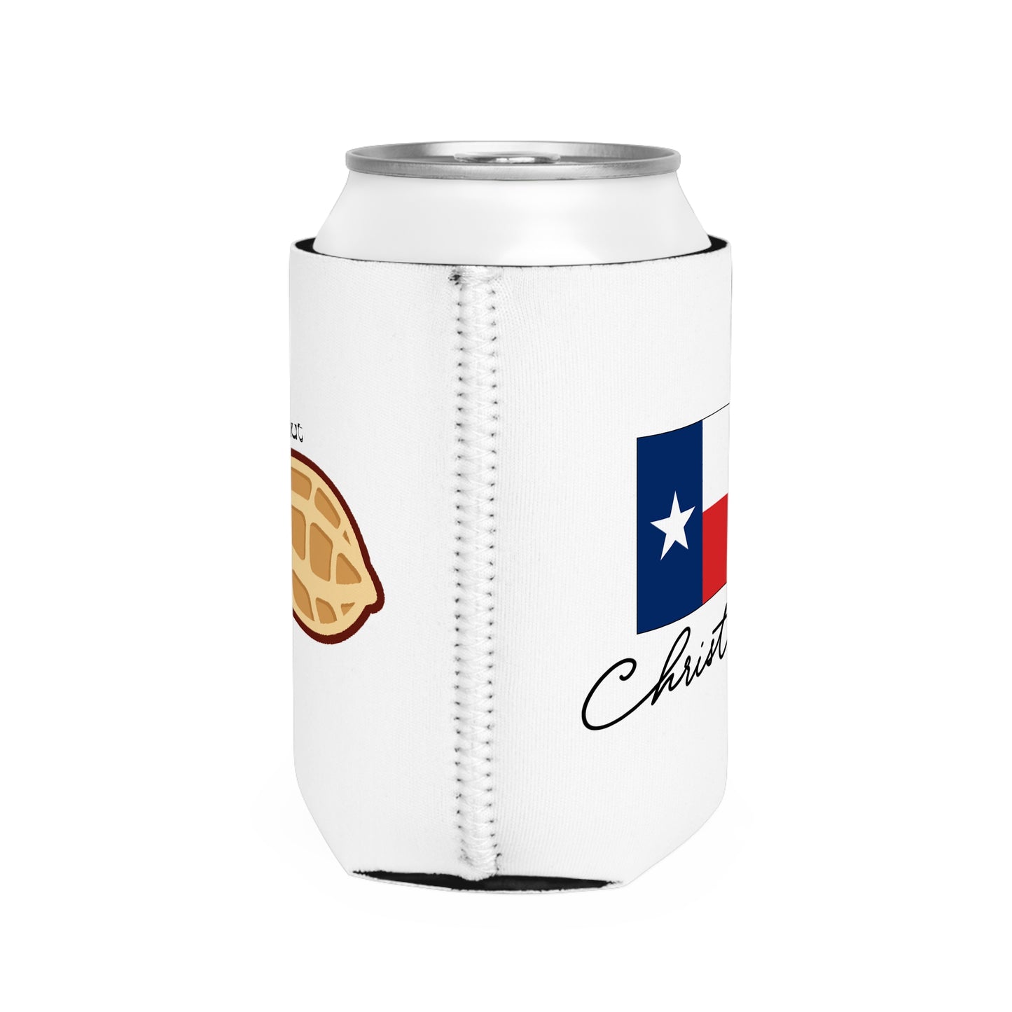 My Favorite Peanut Valentines Texas Flag Personalize Custom Name Can Cooler Sleeve