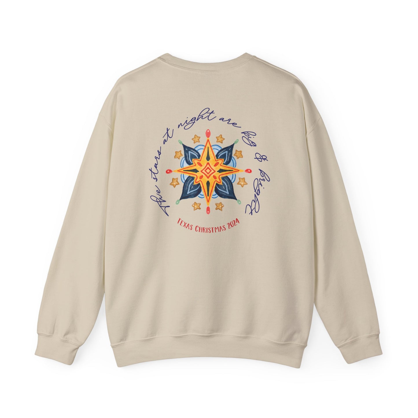 Texas Christmas Northern Star Unisex Heavy Blend™ Crewneck Sweatshirt