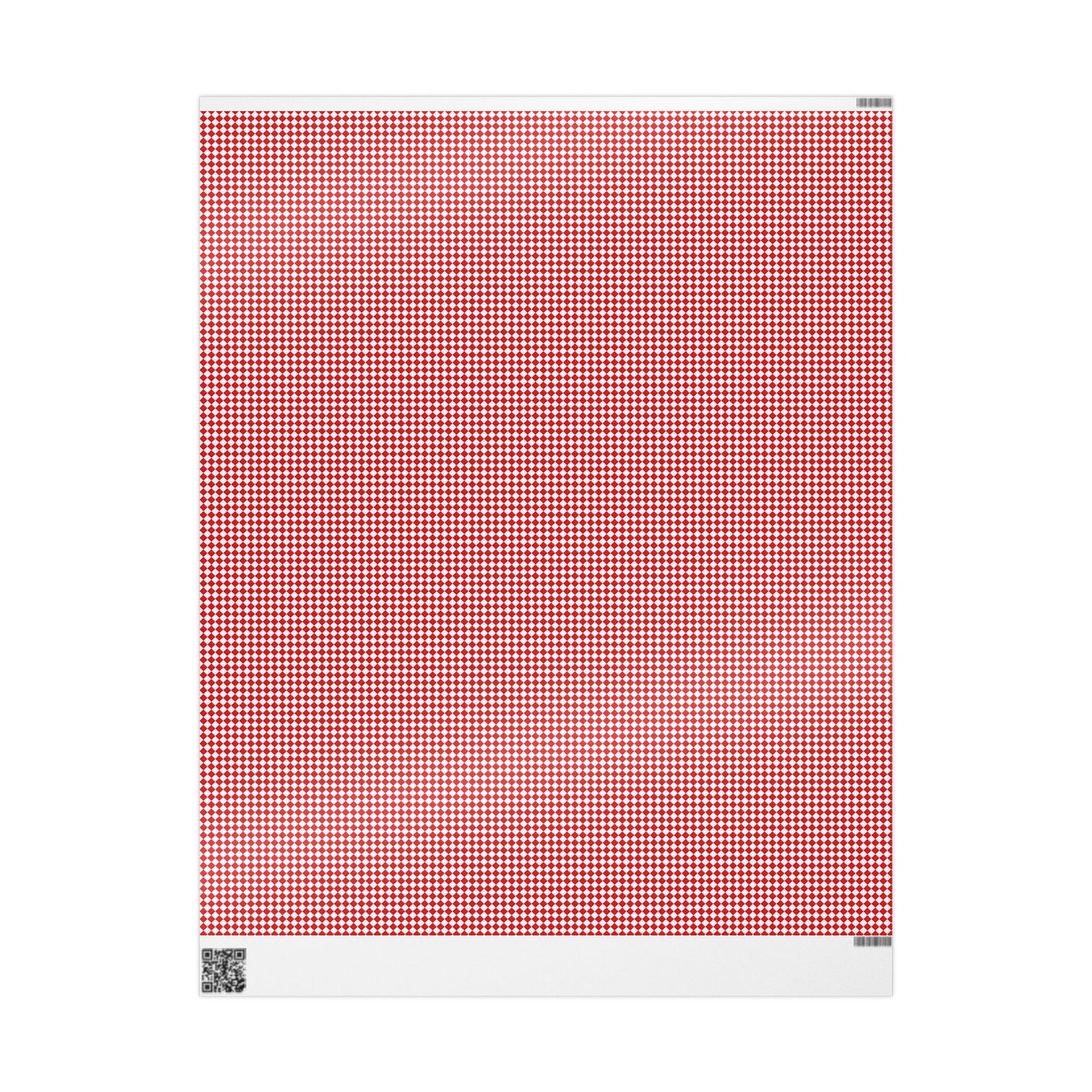 Red Argyle Wrapping Paper