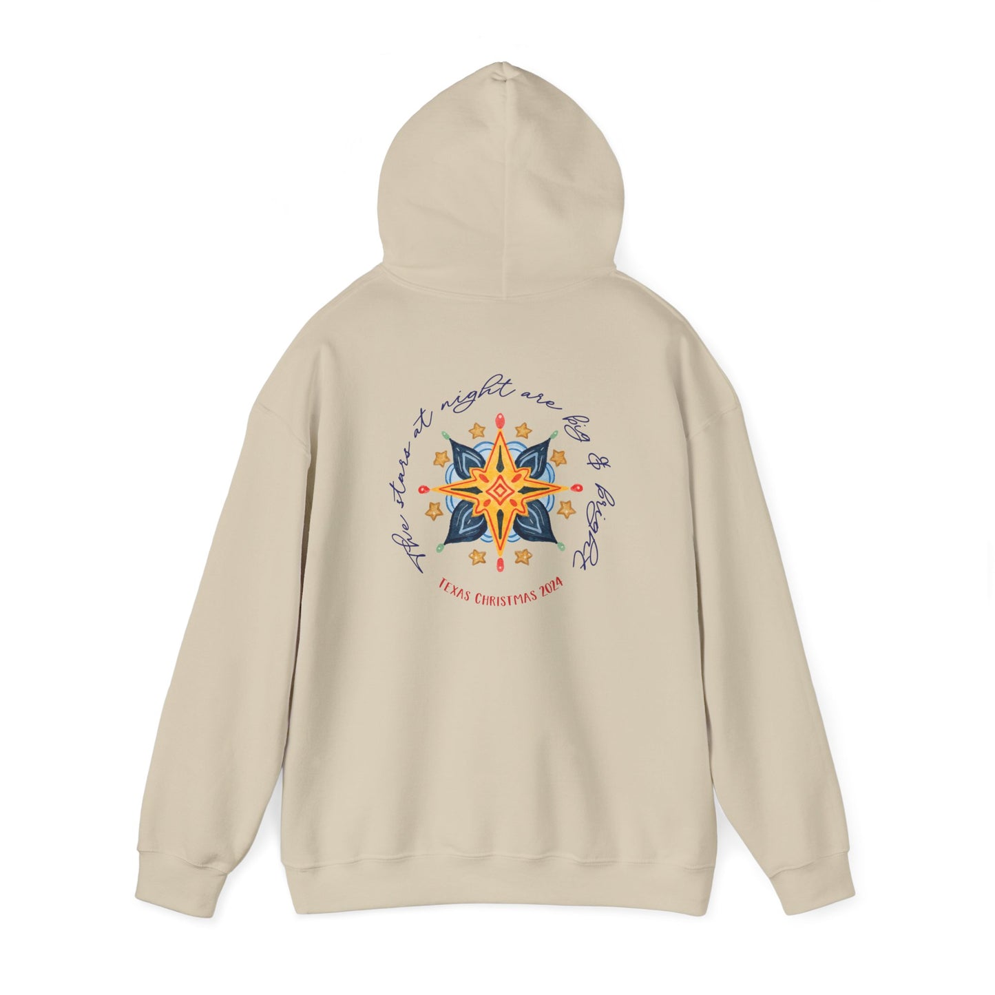 Texas Christmas Western Star Unisex Heavy Blend™ Hooded Sweatshirt