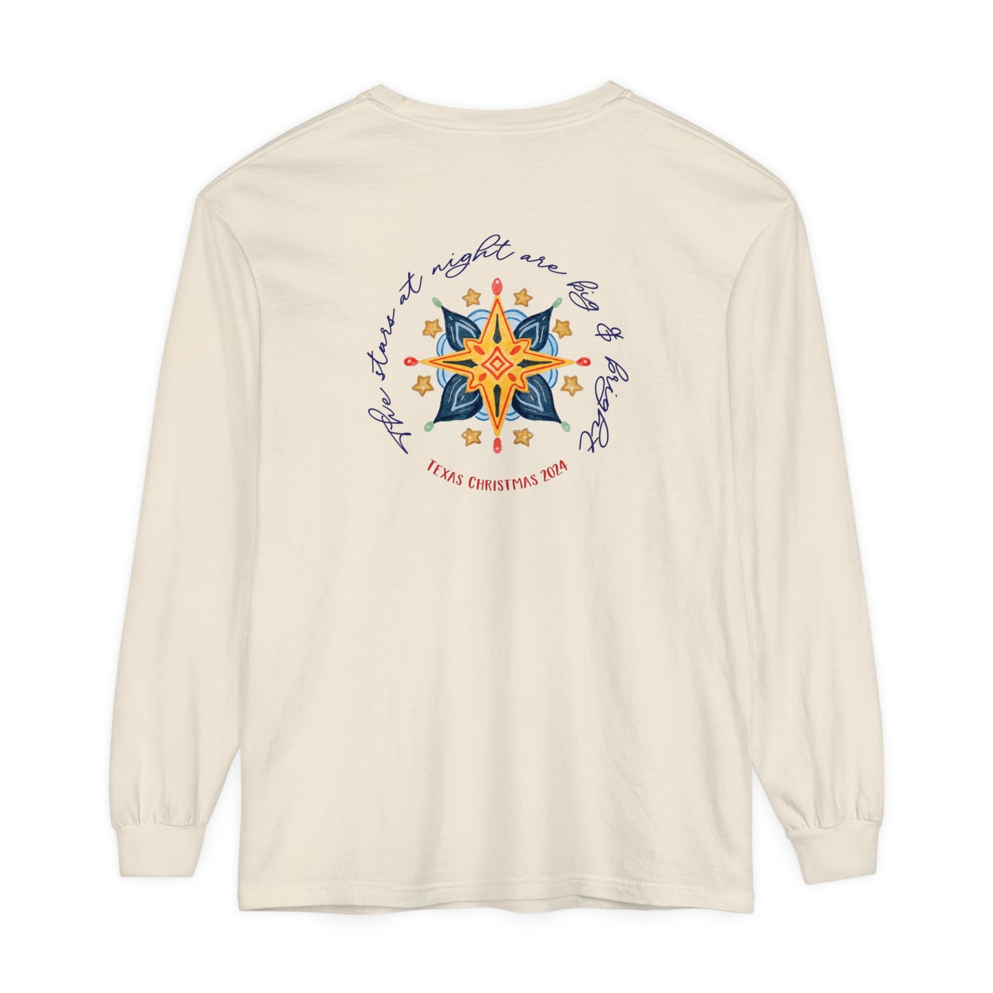 Texas Christmas Northern Star Unisex Jersey Long Sleeve Tee