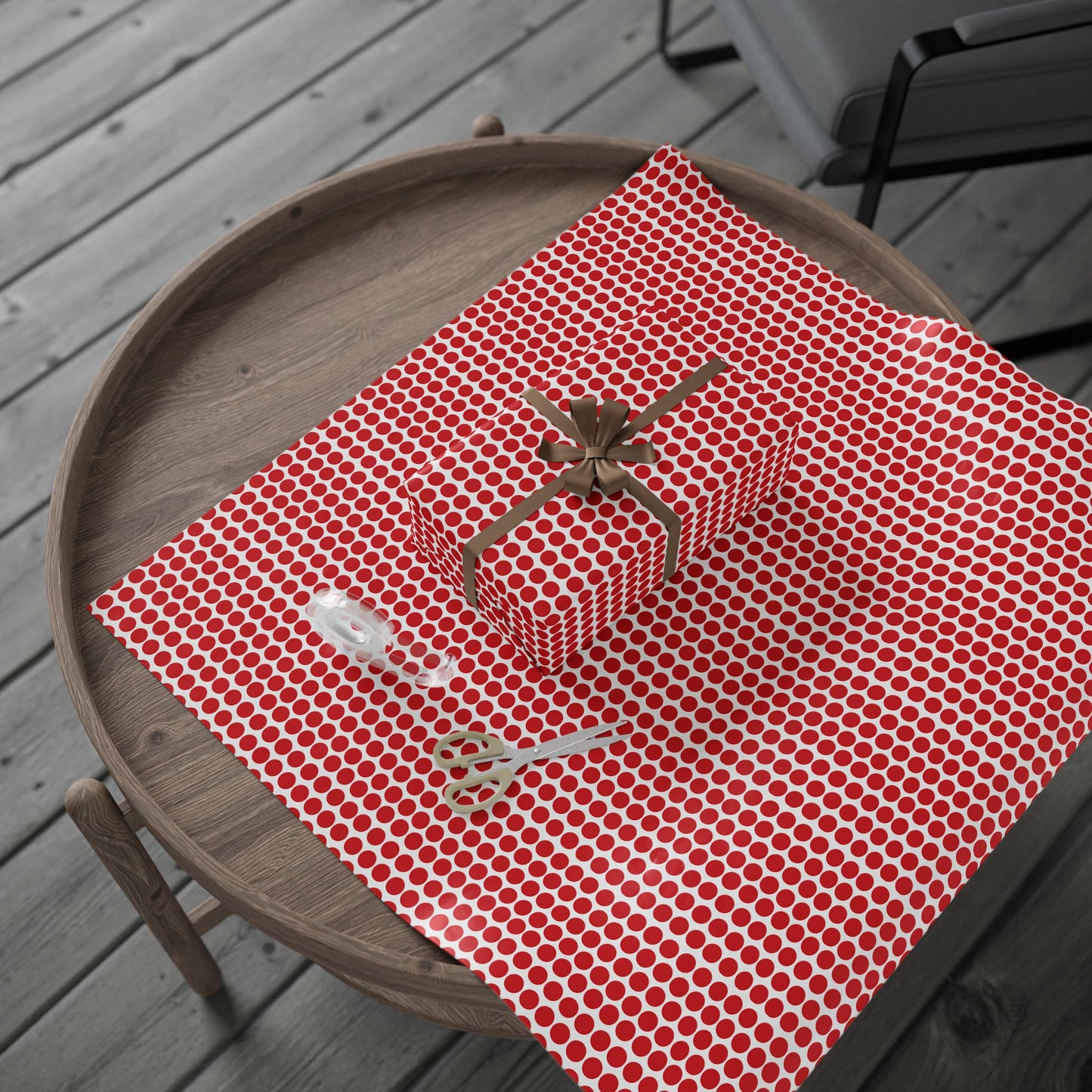 Red Polka Dot Wrapping Paper