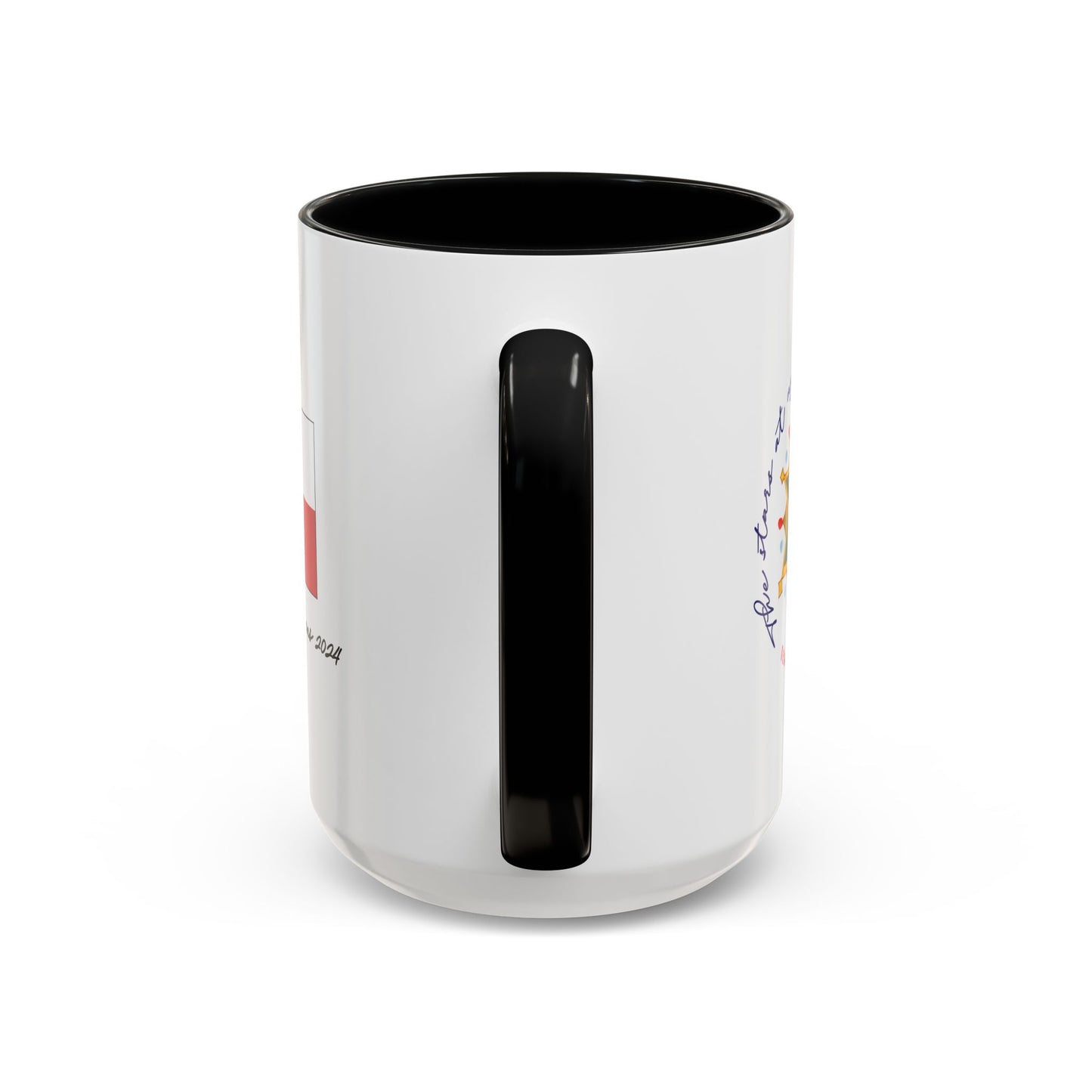 Texas Christmas Eastern Star Personalizable Christmas Ceramic Mug (11oz, 15 oz)