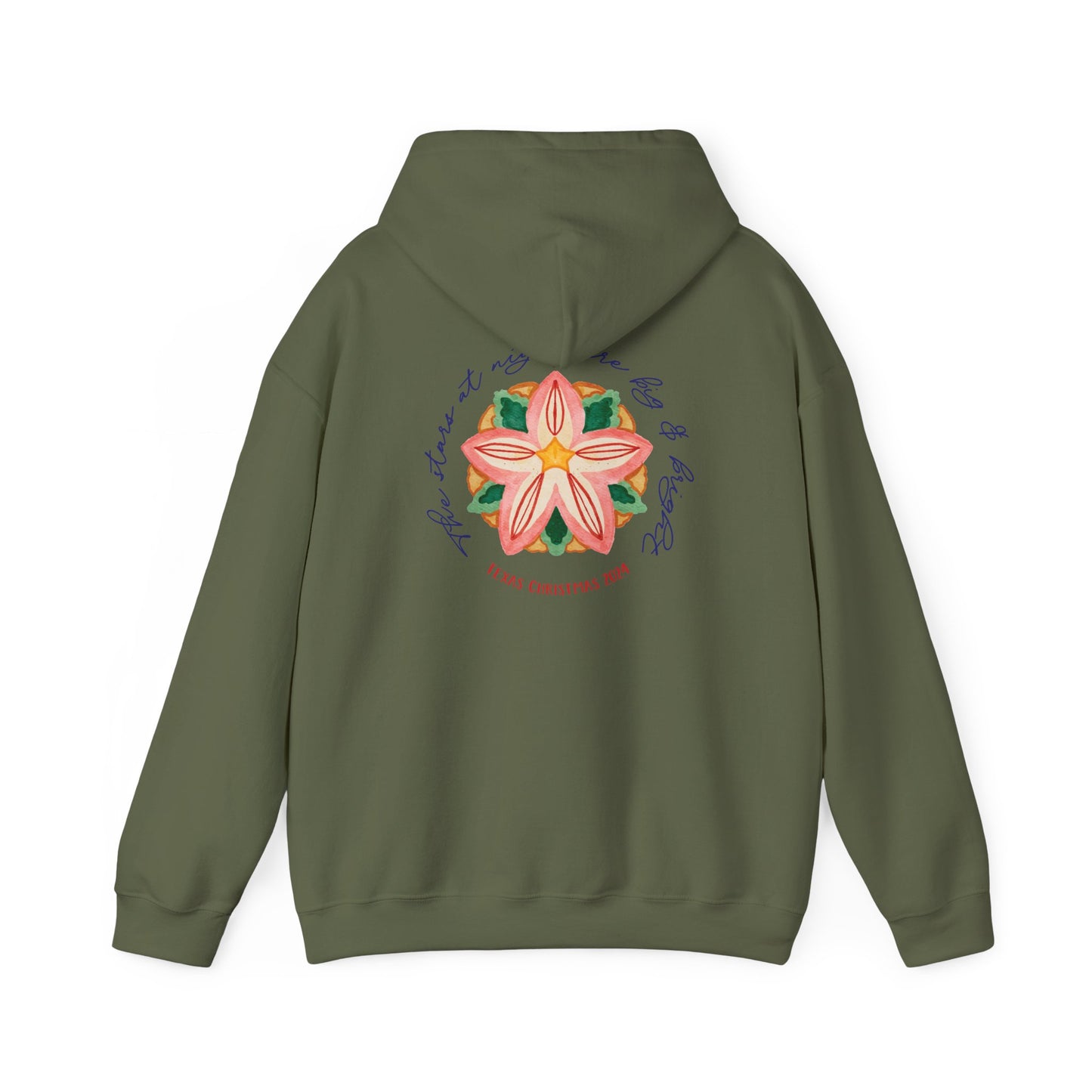 Texas Christmas Southern Star Unisex Heavy Blend™ Hooded Sweatshirt