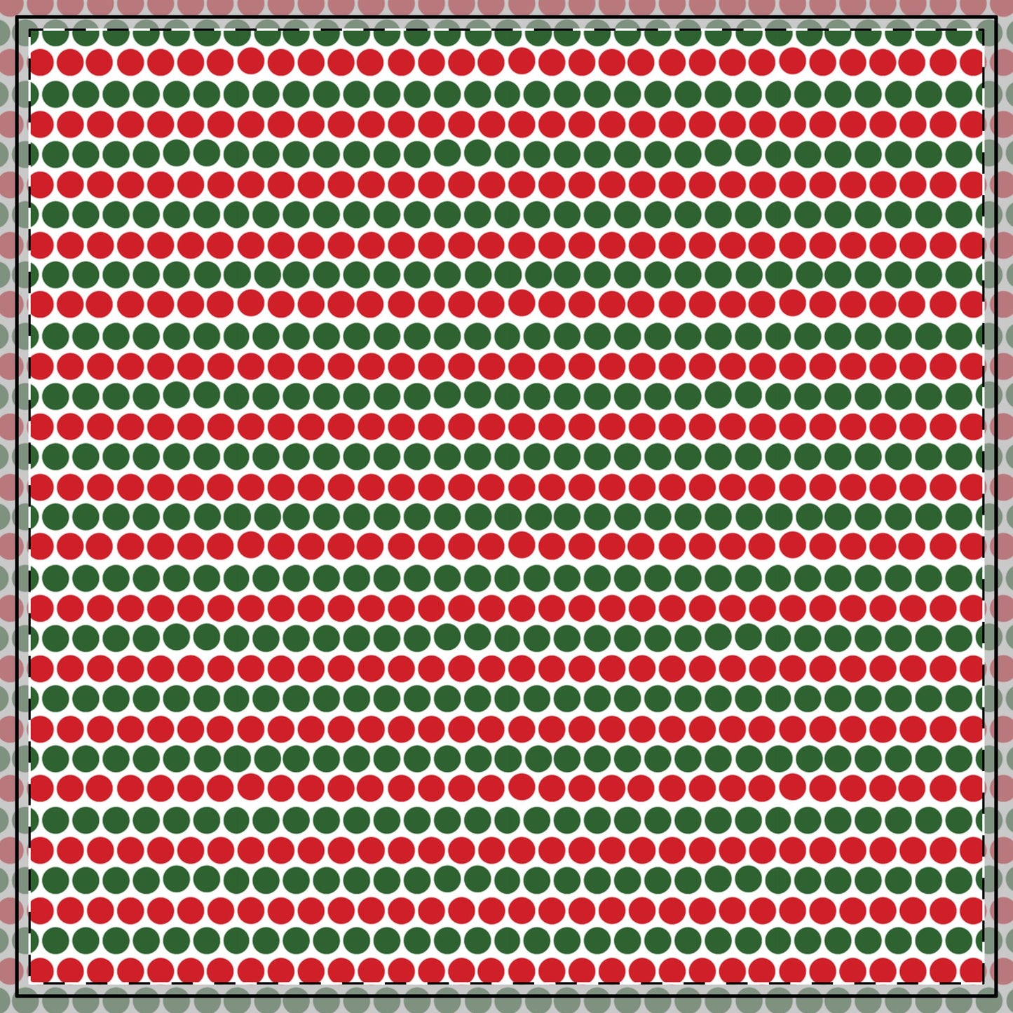 Christmas Polka Dots Square/Rectangle Tablecloths