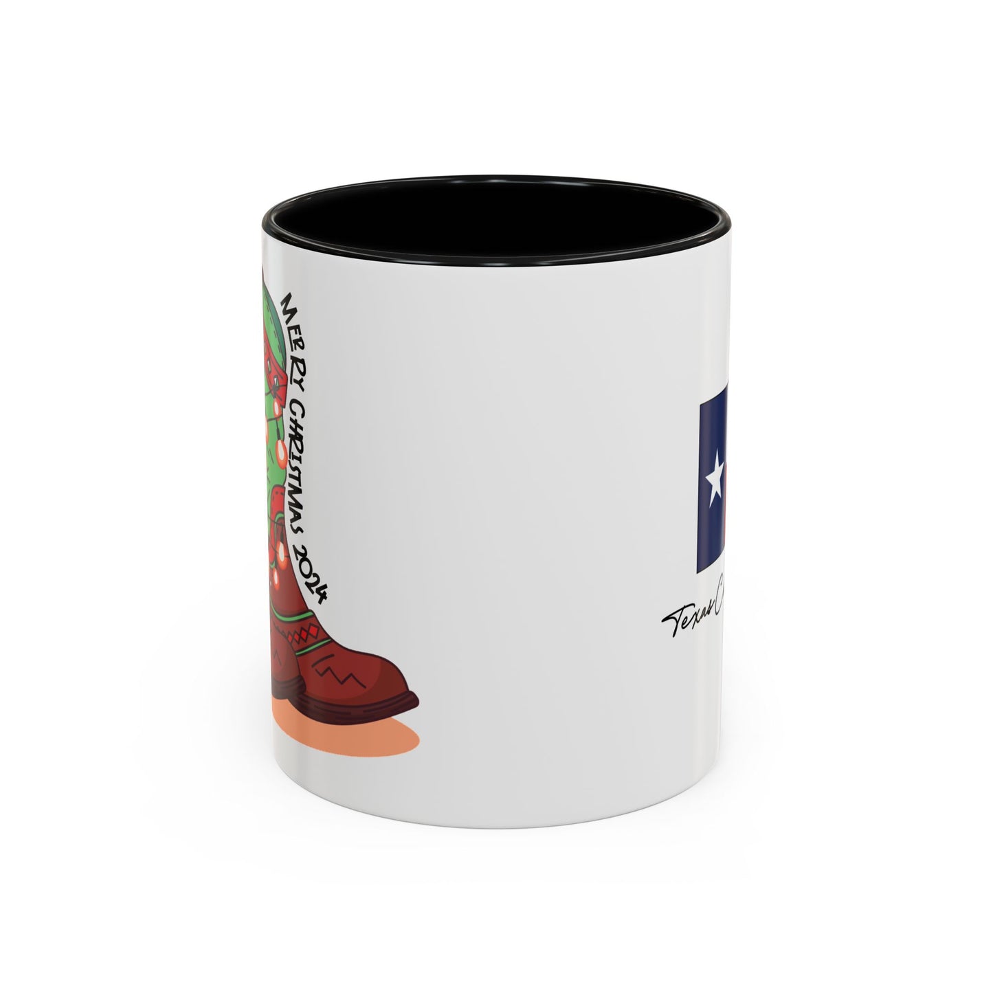 "Rudolph" Cowboy Christmas Ceramic Mug (11oz, 15 oz)