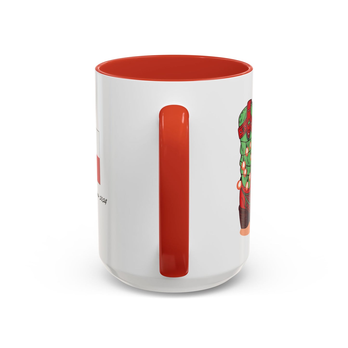"Rudolph" Cowboy Christmas Ceramic Mug (11oz, 15 oz)