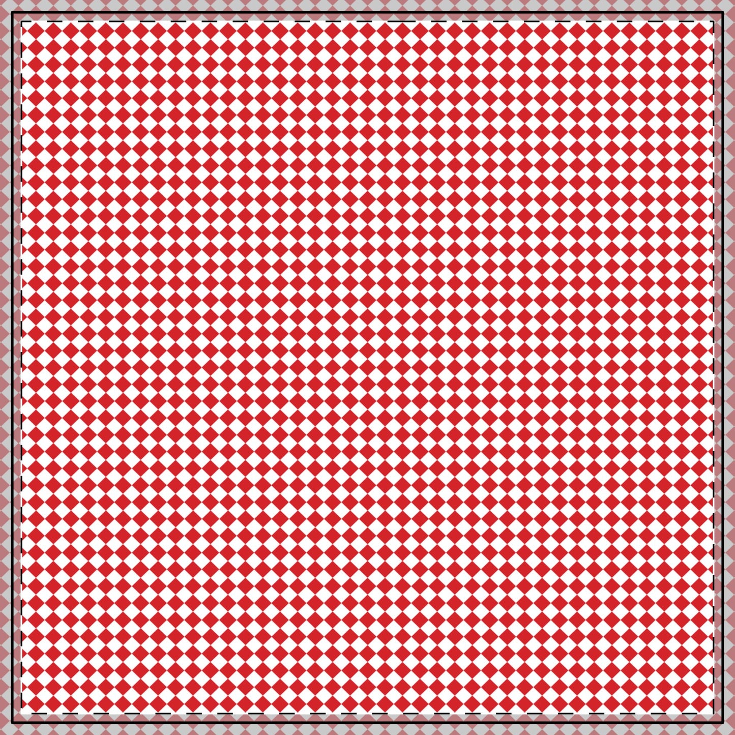 Red Argyle Square/Rectangle Tablecloths