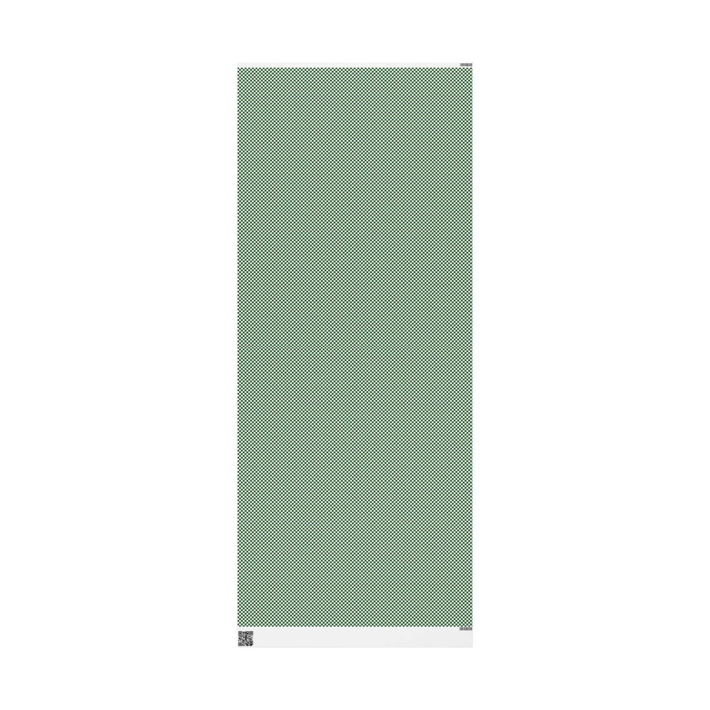 Green Checkered Wrapping Paper