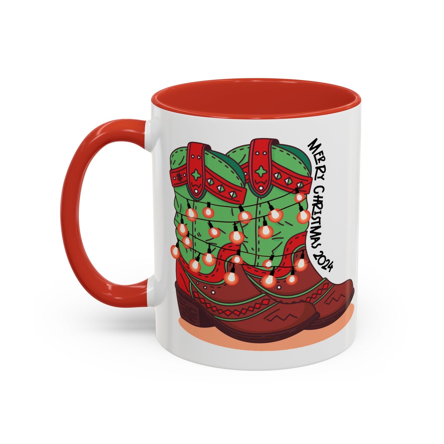 "Rudolph" Cowboy Christmas Ceramic Mug (11oz, 15 oz)