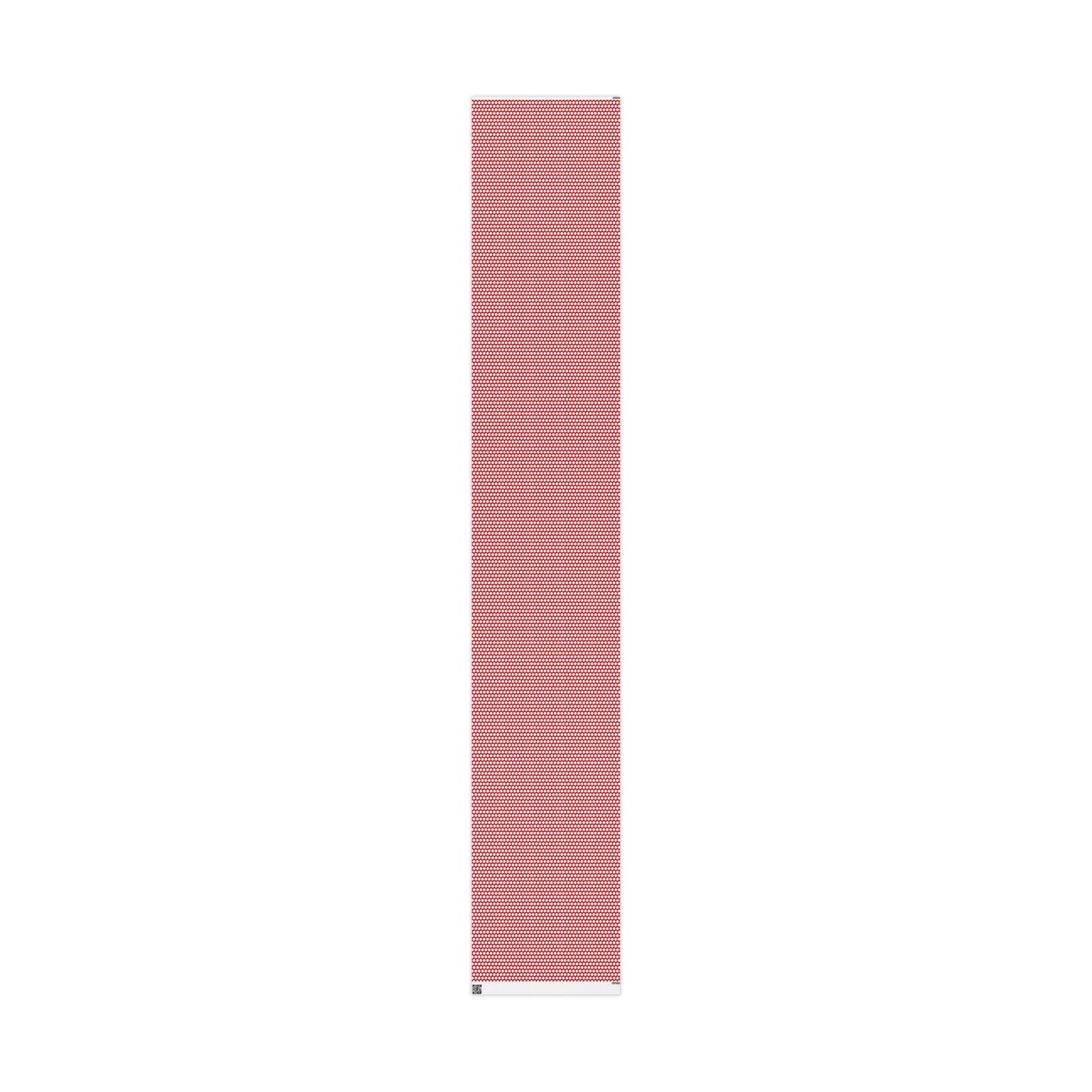 White Dot Red Wrapping Paper