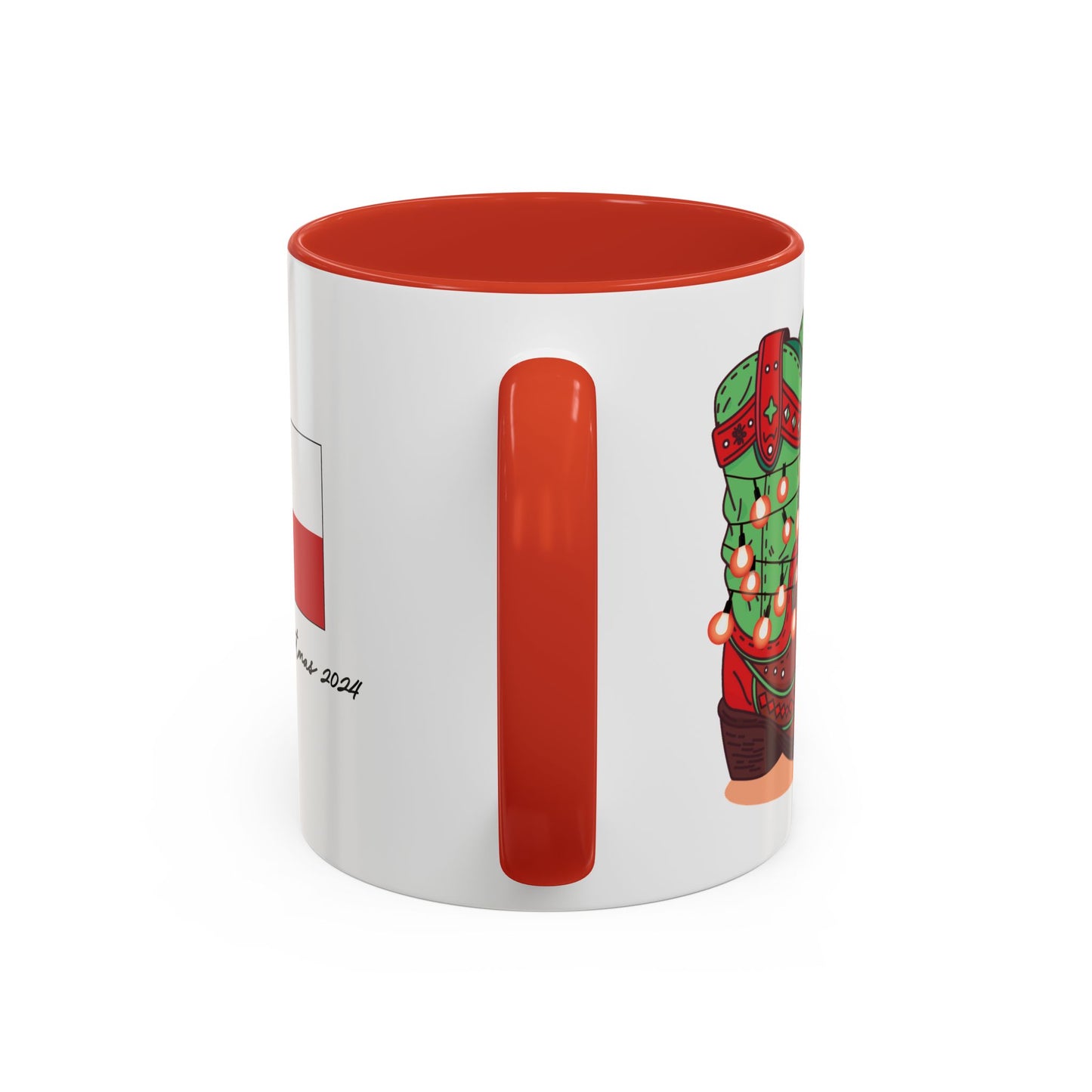 "Rudolph" Cowboy Christmas Ceramic Mug (11oz, 15 oz)