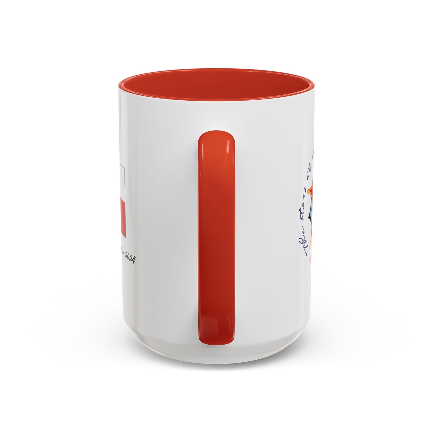 Texas Christmas Western Star Personalizable Christmas Ceramic Mug (11oz, 15 oz)