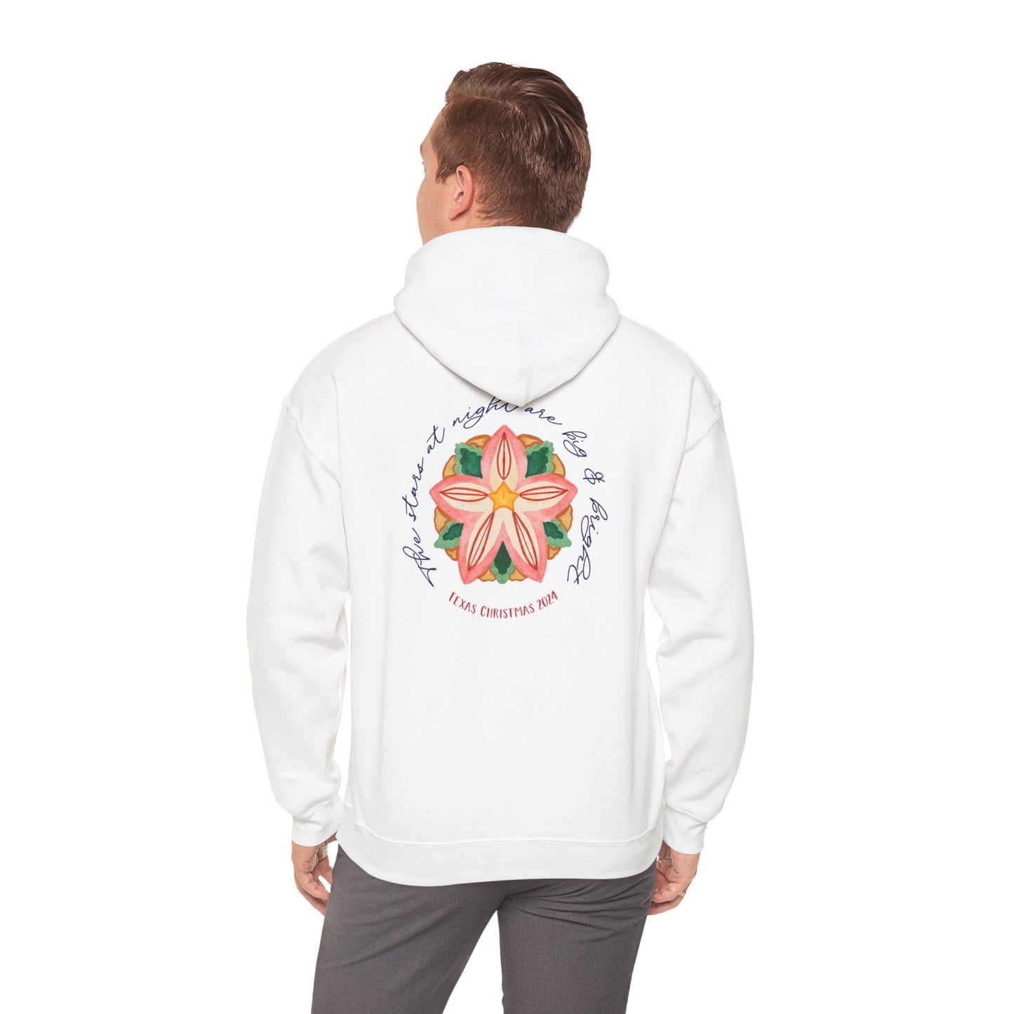 Texas Christmas Southern Star Unisex Heavy Blend™ Hooded Sweatshirt