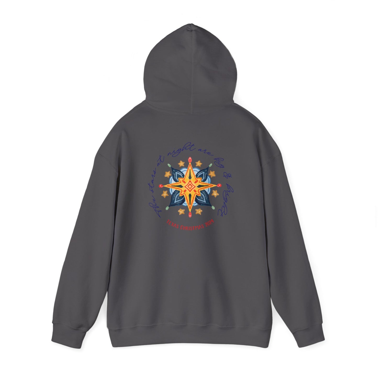 Texas Christmas Western Star Unisex Heavy Blend™ Hooded Sweatshirt