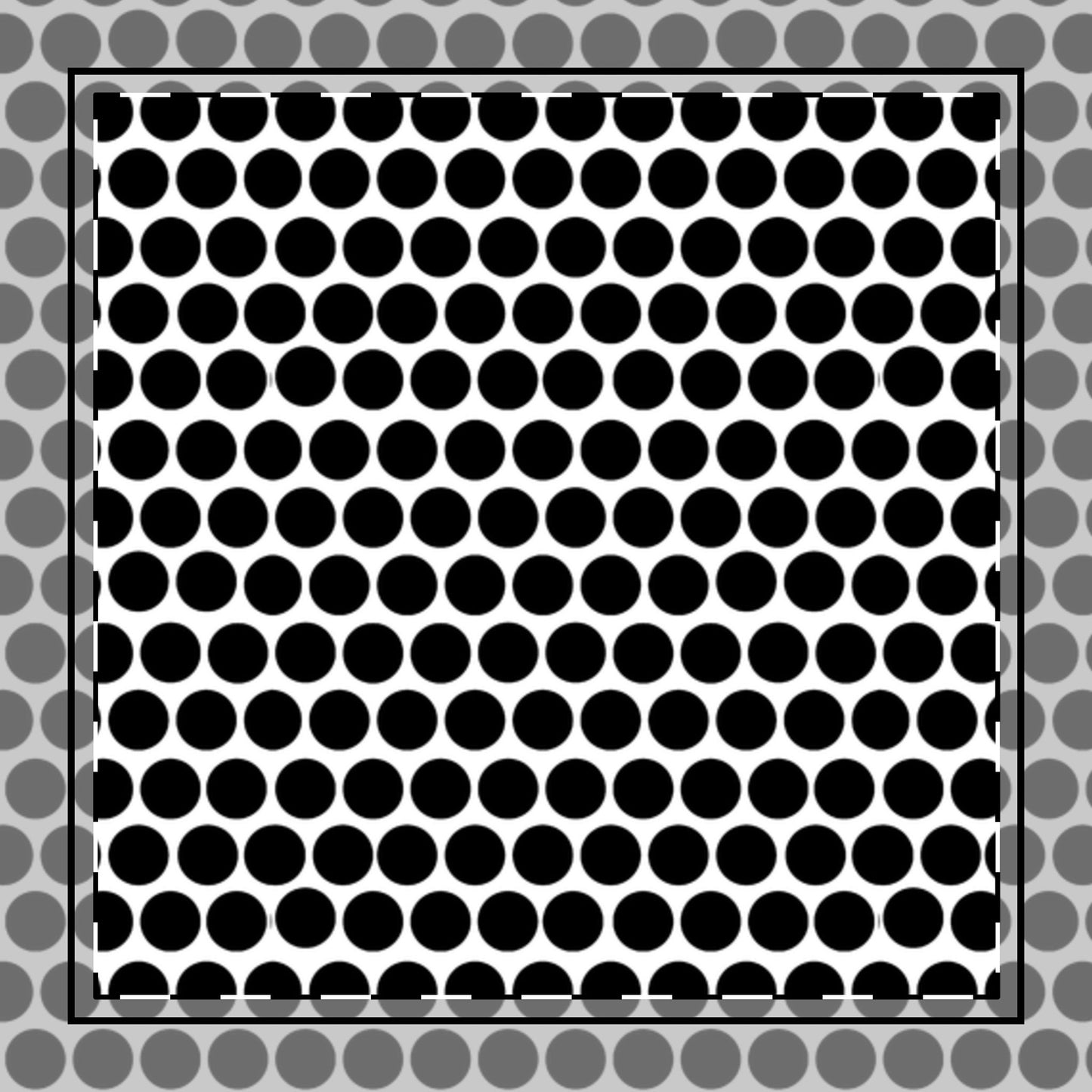 Black Polka Dot Cotton Twill Napkin