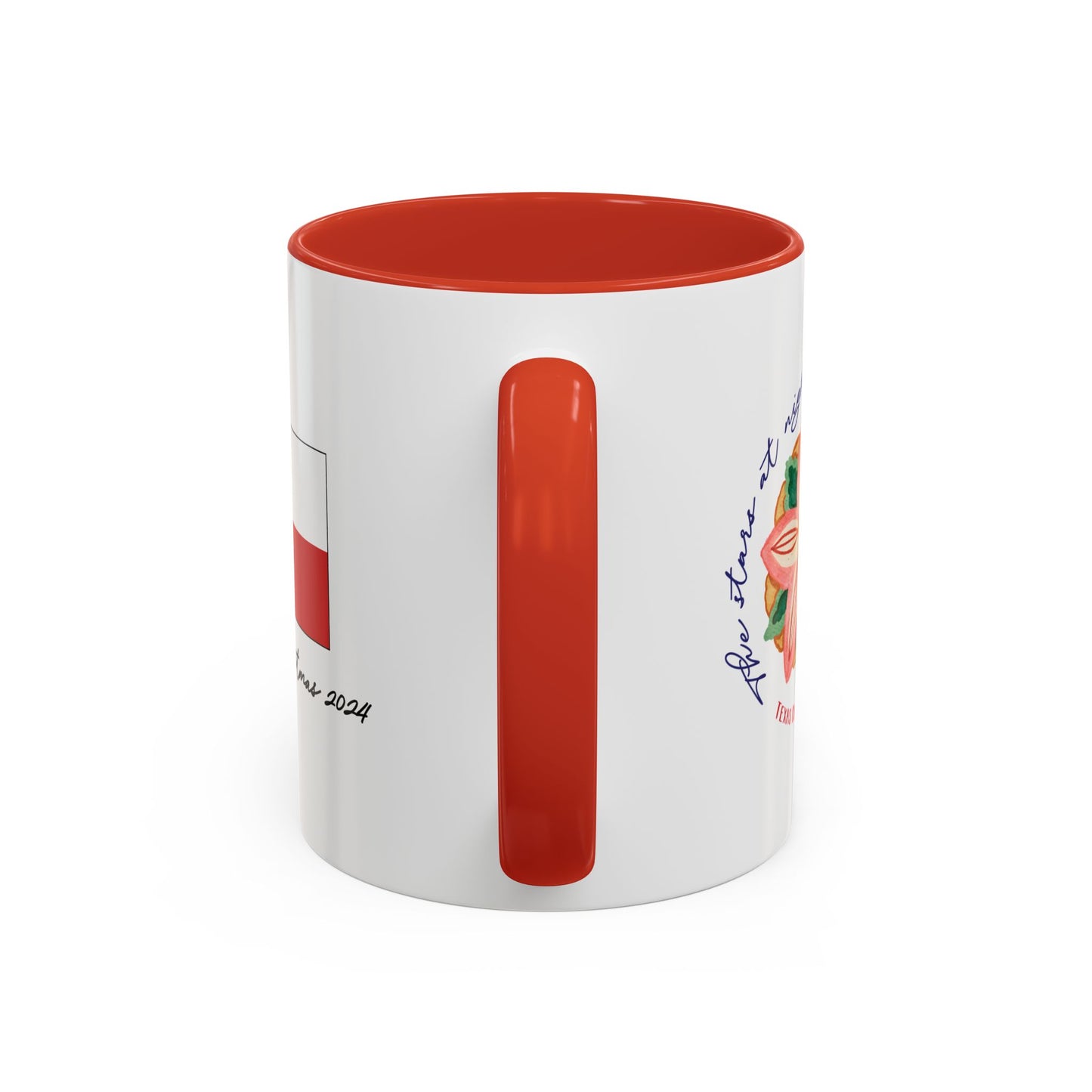 Texas Christmas Southern Star Personalizable Christmas Ceramic Mug (11oz, 15 oz)