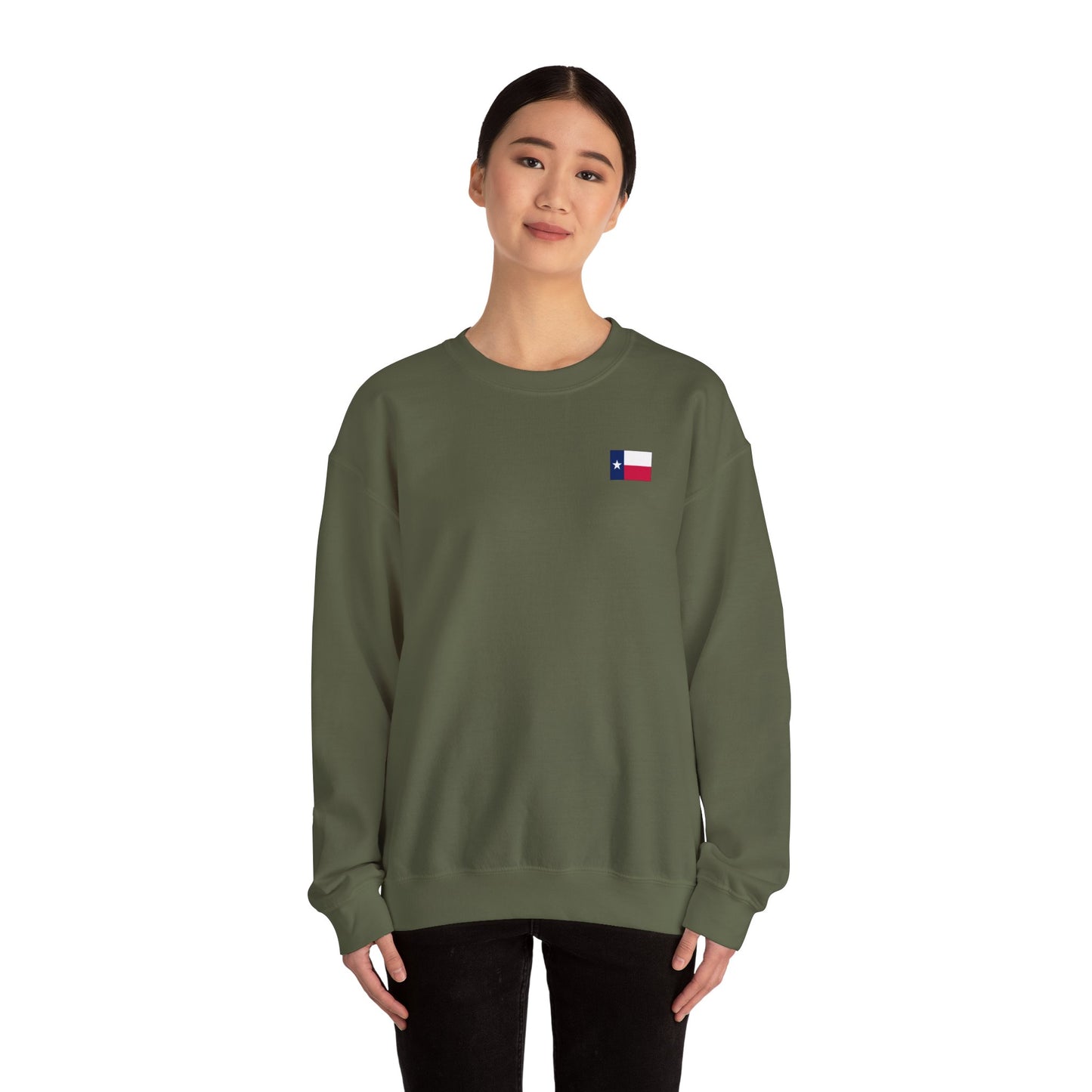 Texas Christmas Northern Star Unisex Heavy Blend™ Crewneck Sweatshirt