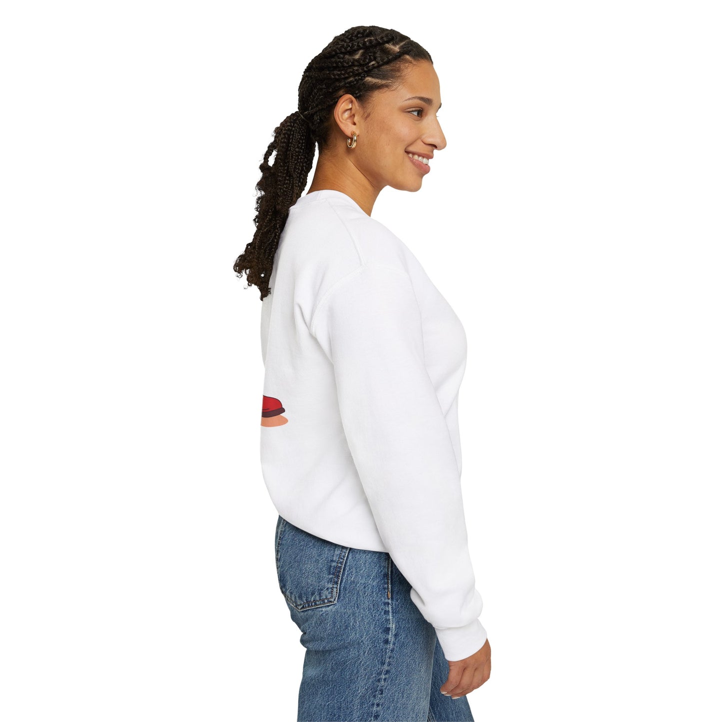 Dancer- Christmas Cowboy Boots Unisex Heavy Blend™ Crewneck Sweatshirt