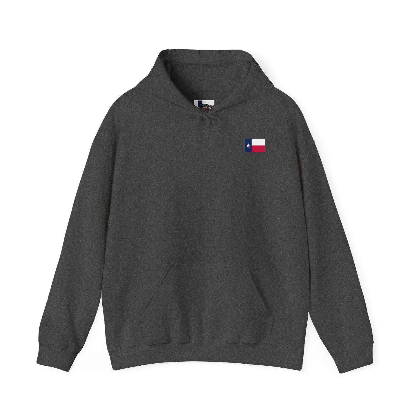 Dasher- Texas Christmas Cowboy Boots Unisex Heavy Blend™ Hooded Sweatshirt