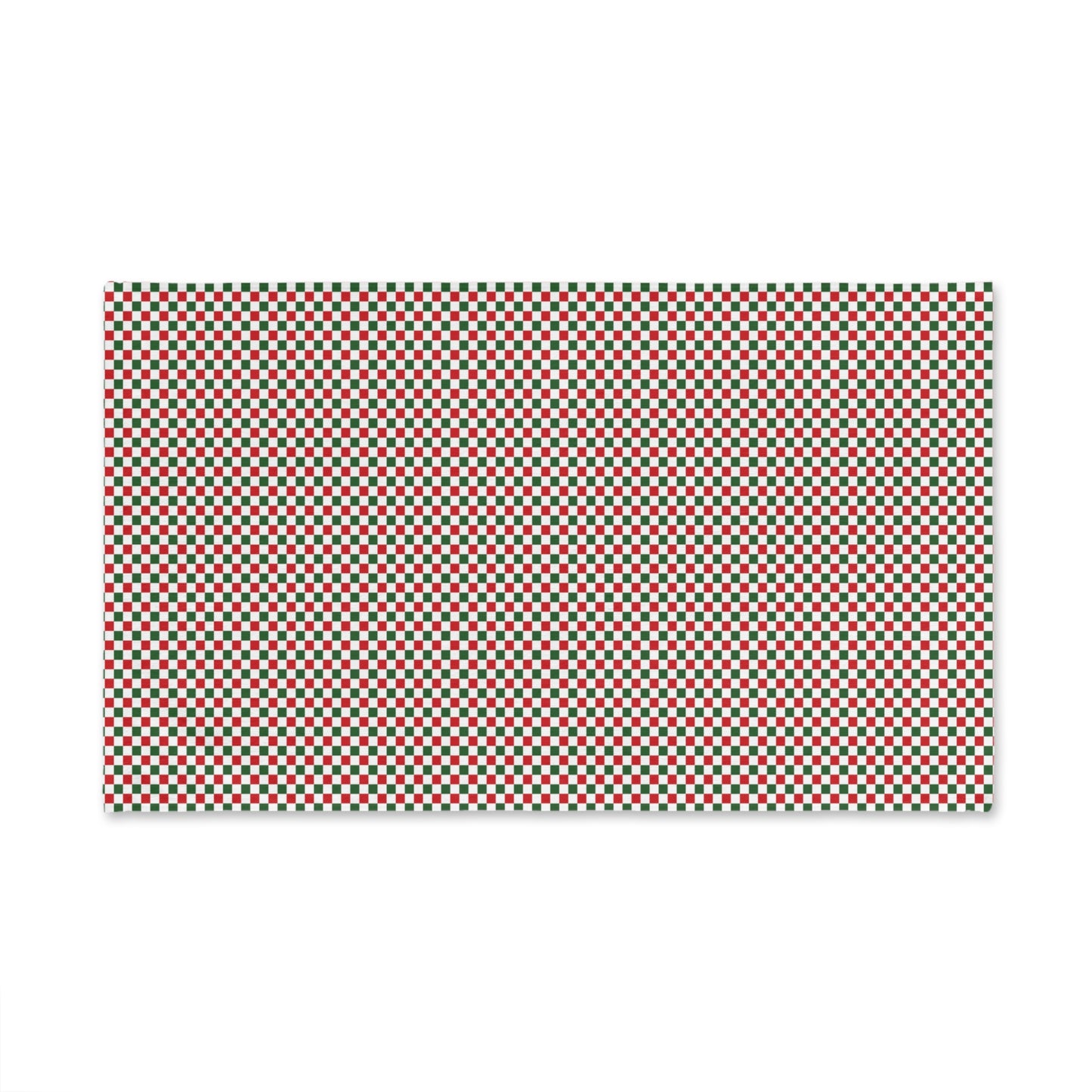 Christmas Checkered Hand Towel